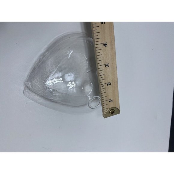 Cute Clear Glass Heart Window Decor, Hanging Plant Holder/ Water Beads - Picture 11 of 16